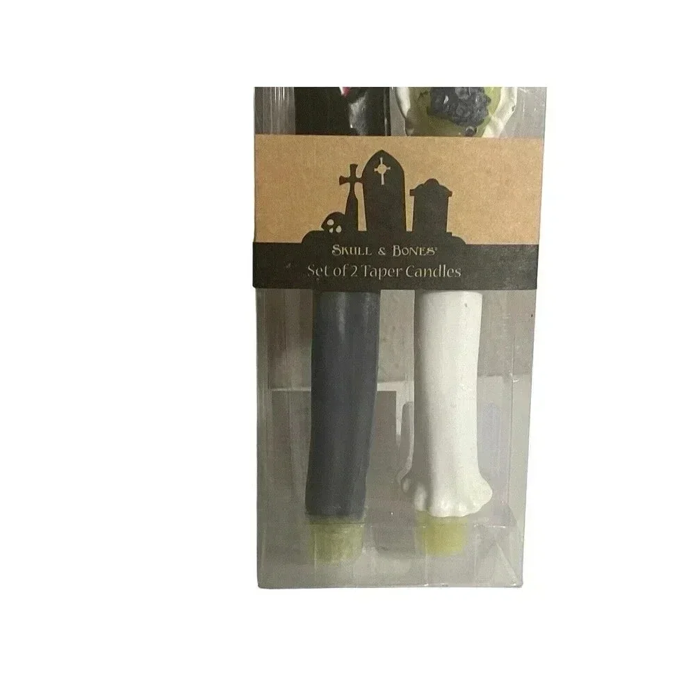 Frankenstein Bride Couple Wedding Halloween Candles Green Monsters Tall 10